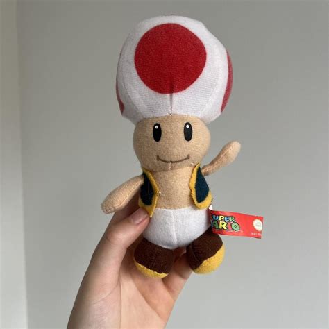 Super Mario plush Toad 2009 Nintendo Super Mario... - Depop