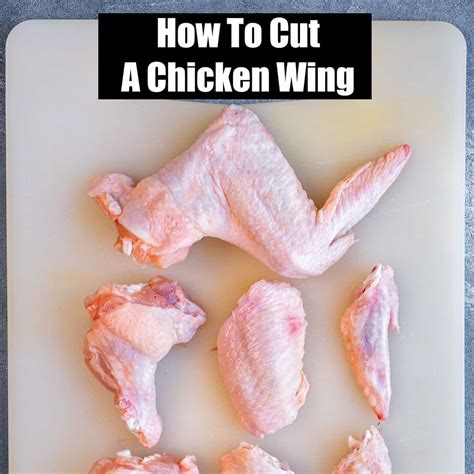 How To Cut Chicken Wings Into Sections - Give Recipe