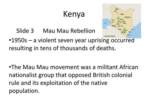 PPT - Independence for Kenya PowerPoint Presentation, free download ...