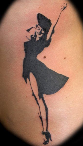 Pin Up Girl Silhouette Tattoos