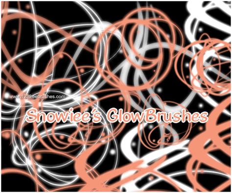 Glow | Photoshop Free Brushes | 123Freebrushes