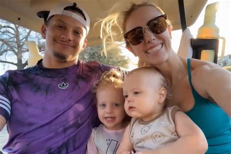 Brittany Mahomes Jokes She's a 'Backrest' for Husband Patrick After ...