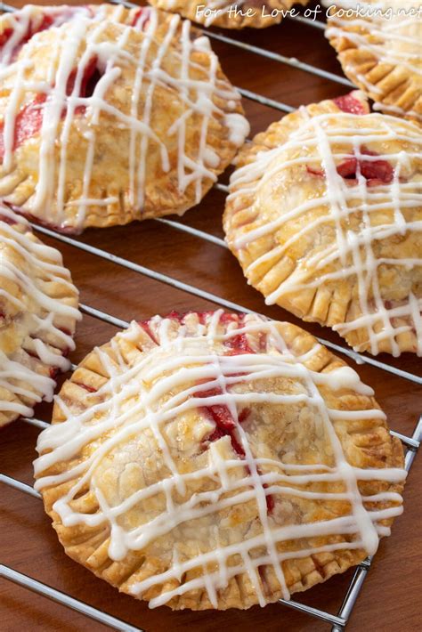 Strawberry Hand Pies with Vanilla Glaze | Recipe | Strawberry hand pies ...