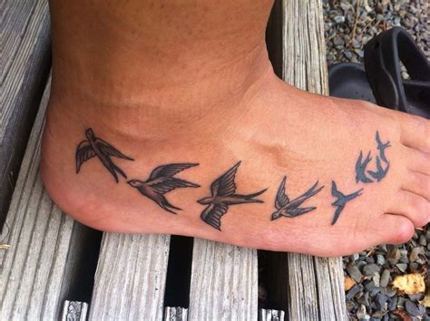 Getting Creative With Tattoo Birds Flying Away For A Fun And Playful Twist