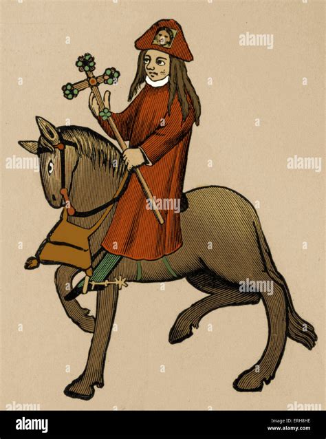 Geoffrey Chaucer ' s Canterbury Tales - The Pardoner on horseback ...