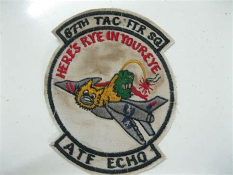 Patch_ USAF 67th TACTICAL FIGHTER SQUADRON ATF ECHO _ 67th | eBay