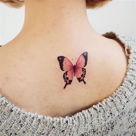 Tattooist_Doy on Instagram: “: Pink butterfly . #tattoo #tattooistdoy # ...