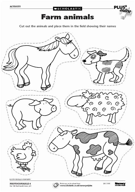 Printable Farm Animal Coloring Pages Fresh Farm Animals Printables ...