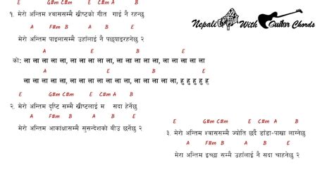 Nepali christian songs with guitar chords