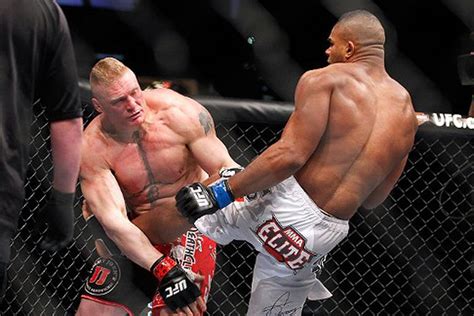 Watch: When Brock Lesnar Got Destroyed Inside the UFC Octagon ...