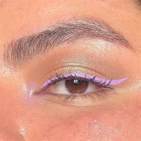 Light pink eyeliner on shimmery eye | Pink eyeliner, No eyeliner makeup ...