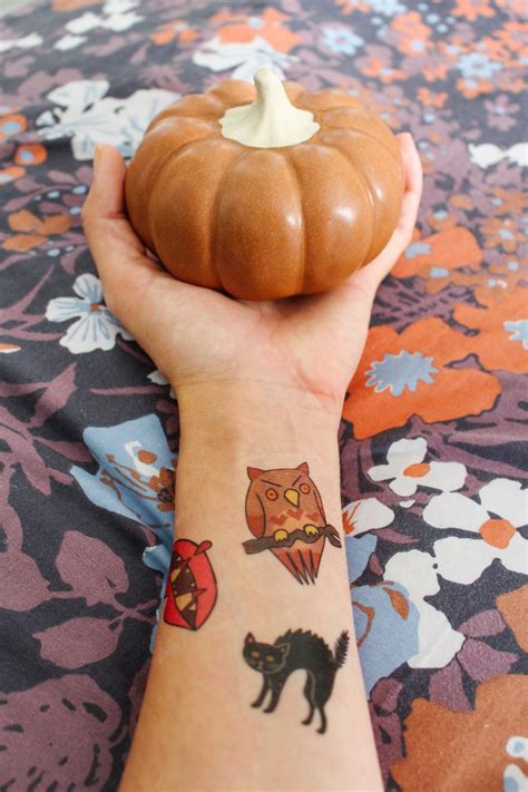 Printable Halloween Temporary Tattoos — Entertain the Idea