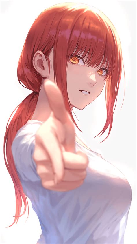 "Finger Gun" Makima😈🌹[Chainsaw Man] (2250x4000) : r/Animewallpaper