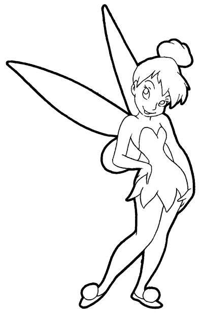 How to Draw Tinkerbell Step by Step with Easy Drawing Lesson – How to ...