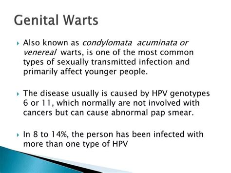 PPT - Genital Warts PowerPoint Presentation, free download - ID:2067735