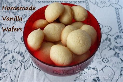 Homemade Vanilla Wafers | A Simple Homestead