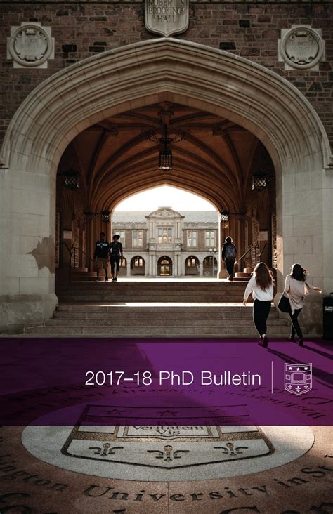 Olin Business School PhD Program Bulletin by Olin Business School - Issuu