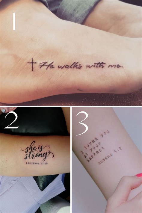 Inspirational bible verse tattoos ideas – Artofit