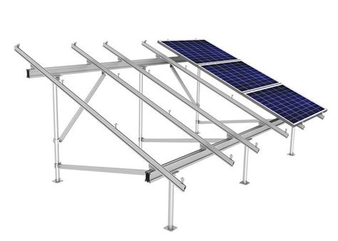 PV Solar Panel Frame Mounting Kit , Triangular Bracket Solar Roof Systems