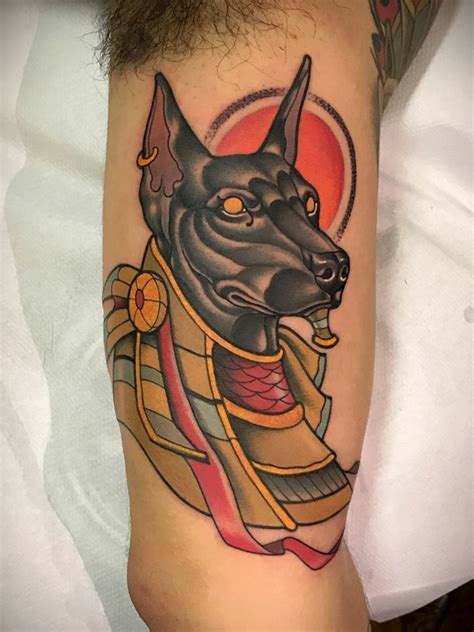 Anubis Head Tattoos