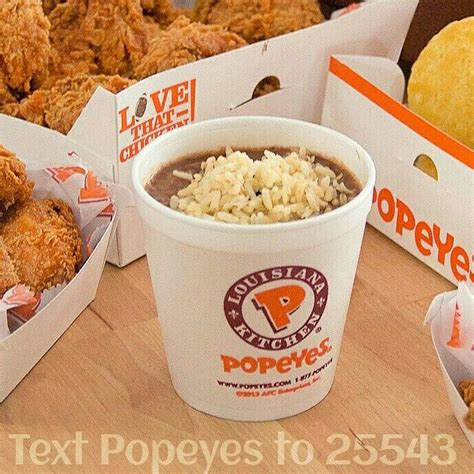 Popeyes Red beans & Rice are always the center of attention! | Red bean ...