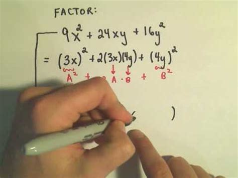 Factor Perfect Square Trinomial - Examples & Practice - Expii