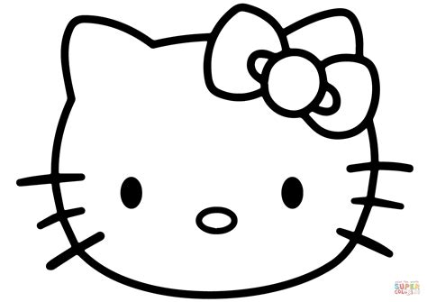 Hello Kitty Face - ClipArt Best