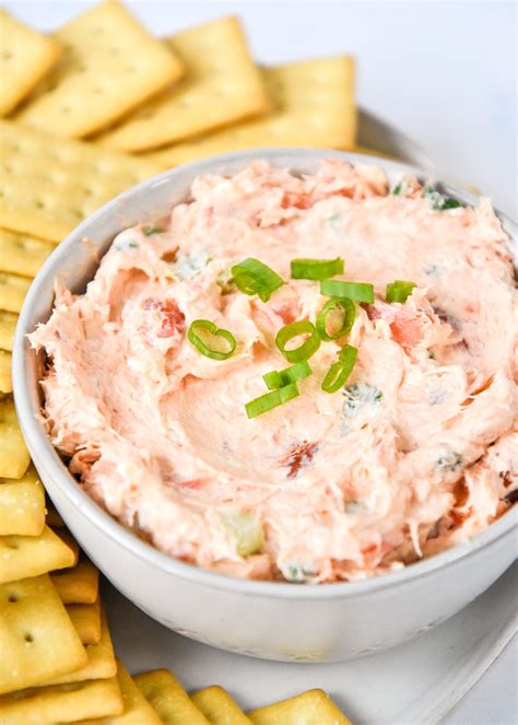 Hot Smoked Salmon Cream Cheese Dip - Project Meal Plan