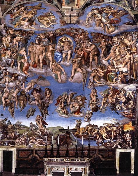 e-arthistory: MICHELANGELO's own last judgment