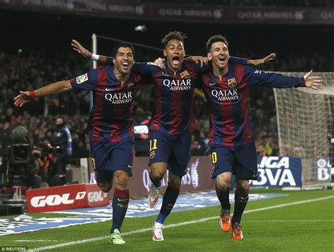 Barcelona 3-1 Atletico Madrid: Lionel Messi, Luis Suarez and Neymar ...