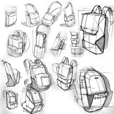 Sketches by stefan #id #product #sketch - bag collection, pouch bag ...