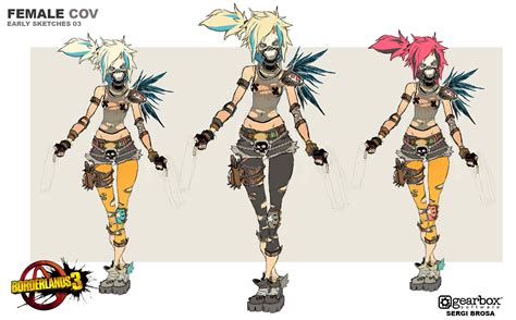 BORDERLANDS 3 // FEMALE BANDIT CONCEPT ART :: Behance