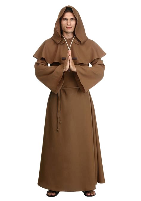 Monk Robe Medieval Religious Halloween Costume | ubicaciondepersonas ...