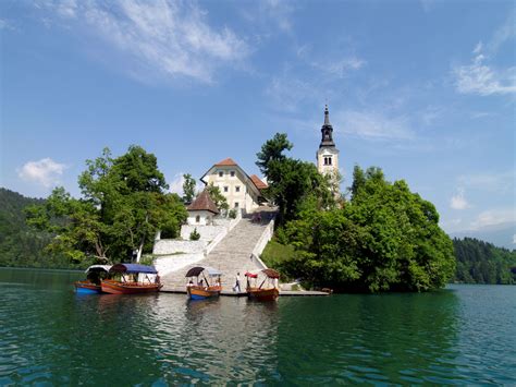 Visit And Explore The Church On An Island In Lake Bled, Slovenia