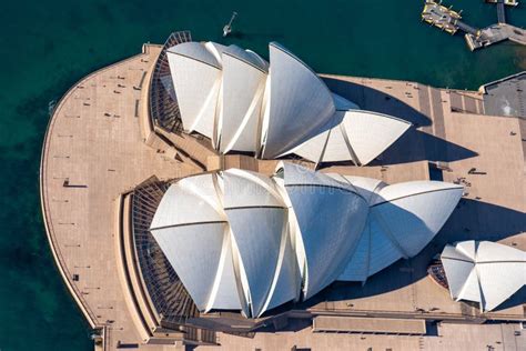 Aerial View of Sydney Opera House Surrounded by Water Editorial Stock ...