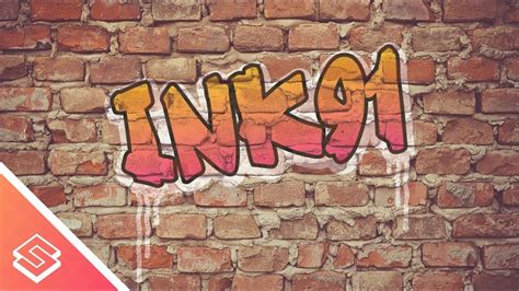 Inkscape for Beginners: Graffiti on a Brick Wall - YouTube | Wall ...