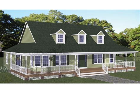 House Plan 526-00066 - Farmhouse Plan: 1,704 Square Feet, 3 Bedrooms, 2 ...