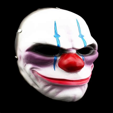 Payday 2 Heist Joker Clown Resin Chains Joker Mask Newest Game ...