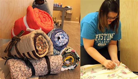 Keystone students to make sleeping bags for the homeless - Keystone College