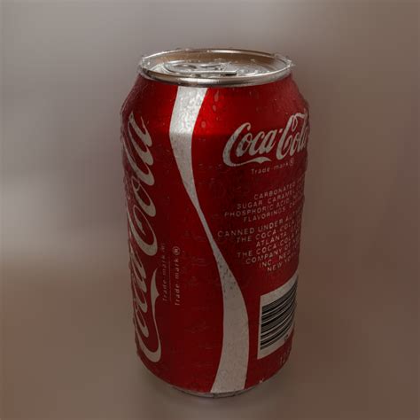 coca-cola can Free 3D Models in Beverage 3DExport