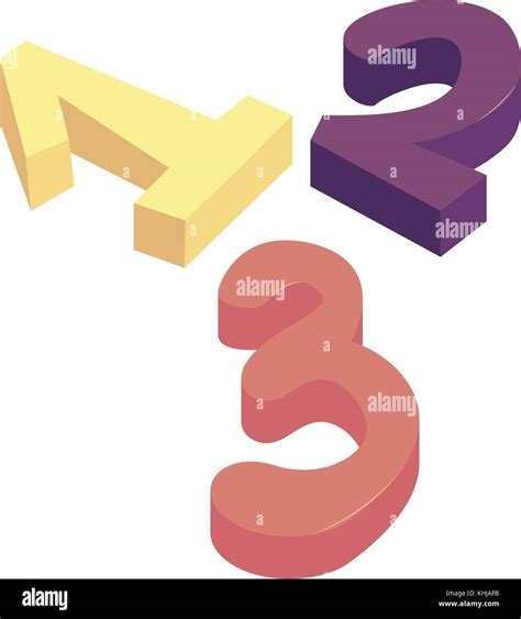 One two three numbers icon, cartoon style Stock Vector Image & Art - Alamy