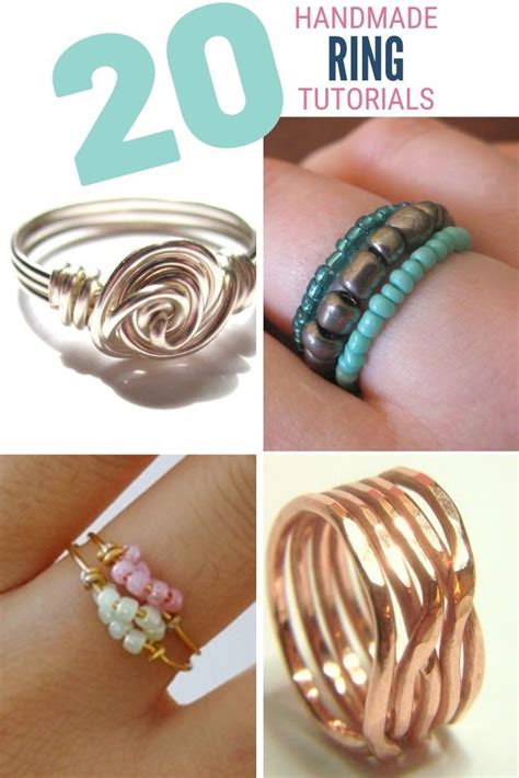 25 Beautiful, Handmade Rings - The Crafty Blog Stalker | Handmade rings ...