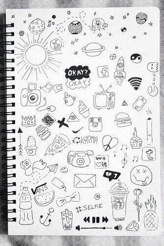 55 Cool & Easy Things to Draw in Your Sketchbook | Doodle art for ...