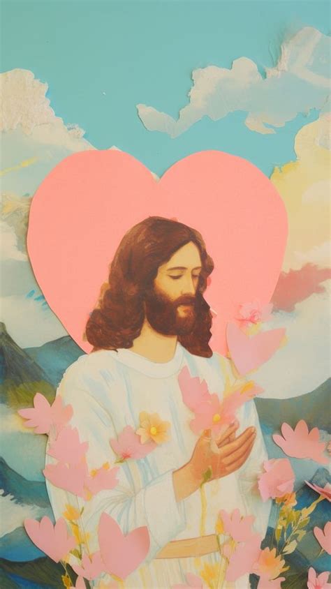 Jesus love craft collage art | Free Photo Illustration - rawpixel