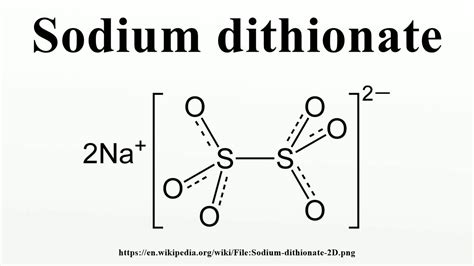 Sodium dithionate - YouTube