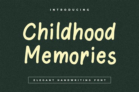 Childhood Memories Font - All Free Fonts