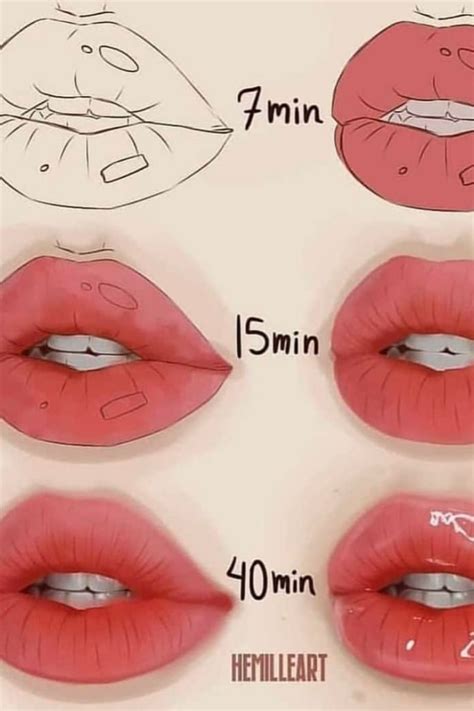 37 best step by step lip drawing tutorials to follow – Artofit