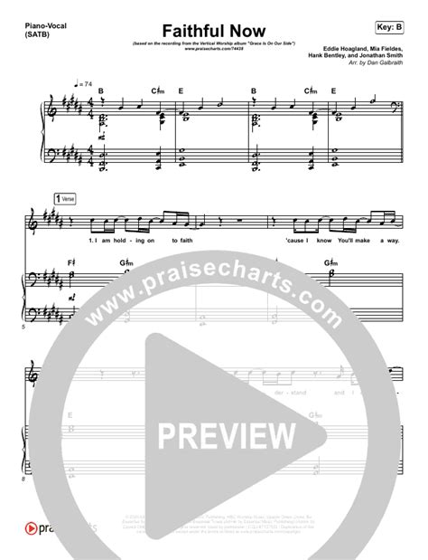 Faithful Now Sheet Music PDF (Vertical Worship) - PraiseCharts