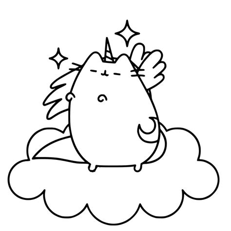 Pusheen Coloring Pages. Print Them Online for Free!