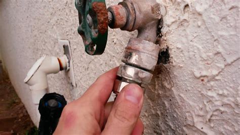 Outside Water Spigot Diagram Anti-siphon How To Install An O